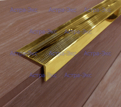 Угловой порог для края ступени из латуни 34х15/ 34х17/42x21мм арт. SE Угловой порог для края ступени из латуни 34х15/ 34х17/42x21мм арт. SE