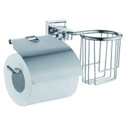 Держатель для туалетной бумаги с подставкой, Haiba, хром арт. HB8603-1 Держатель для туалетной бумаги с подставкой, Haiba, хром арт. HB8603-1