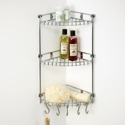 WasserKRAFT Полка металлическая тройная k-1233 цвет: хром WasserKRAFT Полка металлическая тройная k-1233 цвет: хром