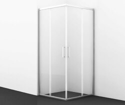 WasserKRAFT Душевой уголок 900х900х2000 main 41s03  цвет: хром