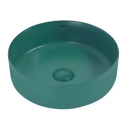 Abber Раковина накладная 360x360мм Bequem, зеленый арт. AC2108MBG