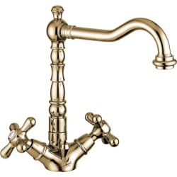 Emmevi смеситель с донным клапаном для раковины, Deco Old, бронза арт. 12613/BR Emmevi смеситель с донным клапаном для раковины, Deco Old, бронза арт. 12613/BR