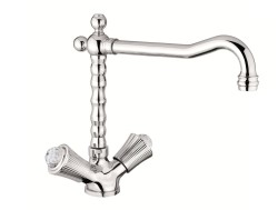 Fiore Двухвентильный смеситель для кухни, Venere Sky, 13OO0644 цвет: золото Fiore Двухвентильный смеситель для кухни, Venere Sky, 13OO0644 цвет: золото