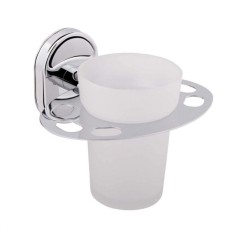 Держатель стакана матовое стекло, Haiba, хром арт. HB1906 Держатель стакана матовое стекло, Haiba, хром арт. HB1906