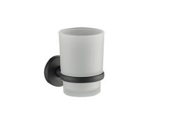 Держатель стакана матовое стекло, Haiba, черный арт. HB8706 Держатель стакана матовое стекло, Haiba, черный арт. HB8706