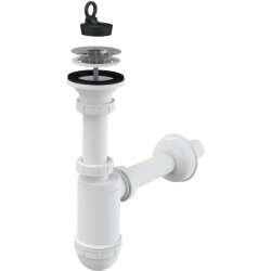 Alcaplast Сифон для раковины, белый арт. A411