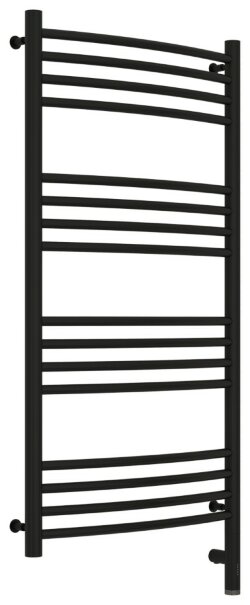 Электрический полотенцесушитель Богема 3.0 выгнутая 1000х500 МЭМ правый (матовый чёрный) Сунержа арт. 31-5803-1050