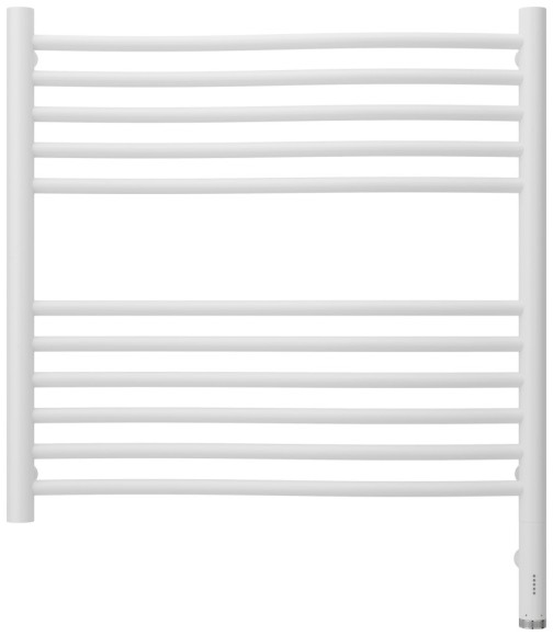 Электрический полотенцесушитель Флюид 3.0 600х600 МЭМ правый (матовый белый) Сунержа арт. 30-5821-6060