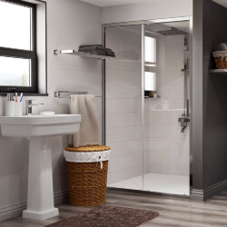 WasserKRAFT Душевая дверь main 41s30 200x130 цвет: хром