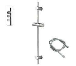 Remer Душевая штанга с шлангом Minimal 317G333, цвет: хром Remer Душевая штанга с шлангом Minimal 317G333, цвет: хром