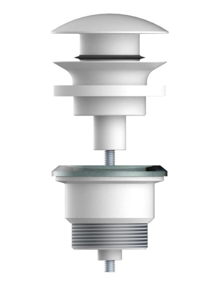 AQG Универсальный донный клапан click-clack, белый матовый арт. 400070325