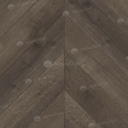 Alpine floor Кварцвиниловая плитка дуб антарес chevron, коричневый - ECO 20-9