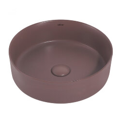 Abber Раковина накладная 360x360мм Bequem, коричневый арт. AC2108MC