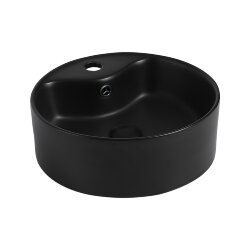 Abber Раковина накладная 410x410мм Bequem, черный арт. AC2104MB