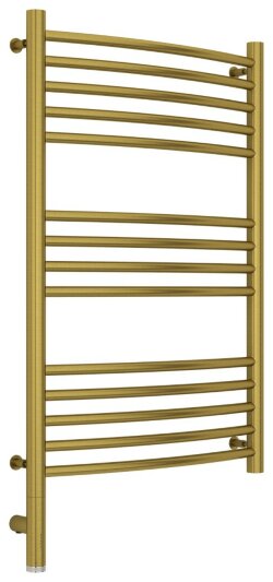 Электрический полотенцесушитель Богема 3.0 выгнутая 800х500 МЭМ левый (состаренная латунь) Сунержа арт. 051-5802-8050