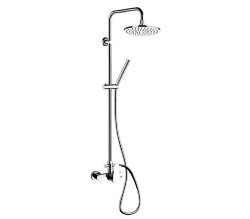 Remer Душевая стойка со смесителем Class Line L37X7MMM20, цвет: хром Remer Душевая стойка со смесителем Class Line L37X7MMM20, цвет: хром