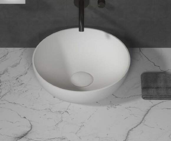 Boheme Раковина-чаша кориан круглая slim 35см 350x350x125 Sinks арт. 879-35