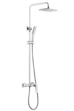 Boheme Стойка для душа со смесителем белый+хром Venturo арт. 378-W Boheme Стойка для душа со смесителем белый+хром Venturo арт. 378-W