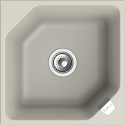 Мойка для кухни 500x500 Locus Rivelato, бежевая арт. LS-50 topazio Мойка для кухни 500x500 Locus Rivelato, бежевая арт. LS-50 topazio