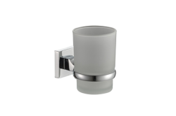 Держатель стакана матовое стекло, Haiba, хром арт. HB8606 Держатель стакана матовое стекло, Haiba, хром арт. HB8606