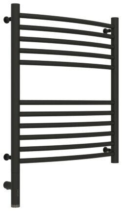 Электрический полотенцесушитель Богема 3.0 выгнутая 600х500 МЭМ левый (тёмный титан муар) Сунержа арт. 15-5802-6050