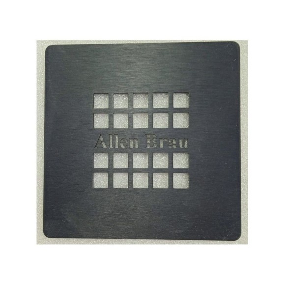 Allen Brau Накладка для сифона, Priority, черный браш - 8.310N1-BBA