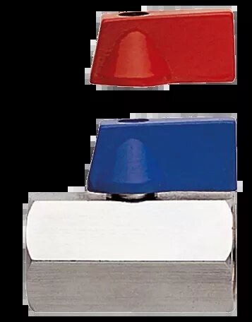 Remer Кран шаровой mini 1/2" 372FF12RB, цвет: хром