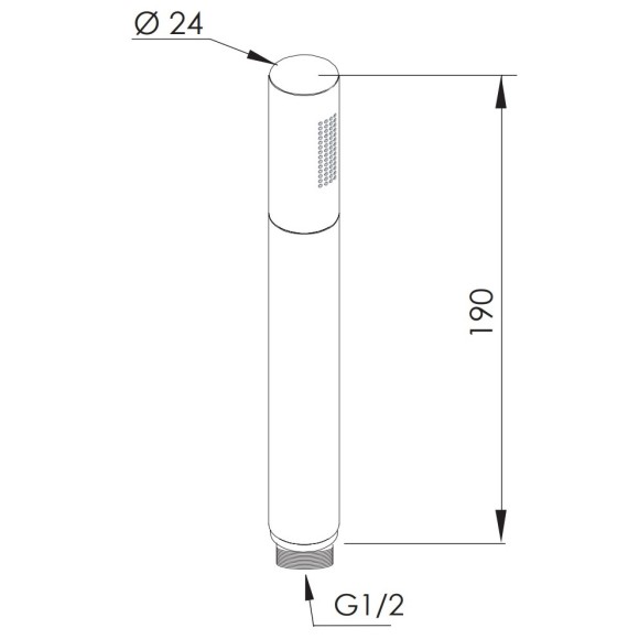 Remer Душевая лейка Minimal 317MMNPx цвет: никель Remer Душевая лейка Minimal 317MMNPx цвет: никель