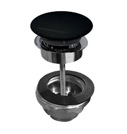 Scarabeo Донный клапан, цвет черный матовый,  арт. 10010/C CR 49