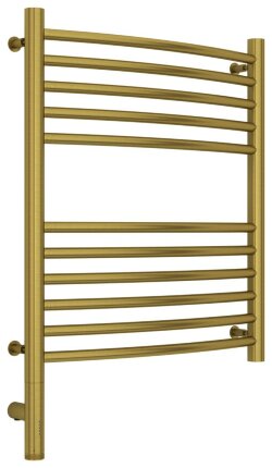 Электрический полотенцесушитель Богема 3.0 выгнутая 600х500 МЭМ левый (состаренная латунь) Сунержа арт. 051-5802-6050