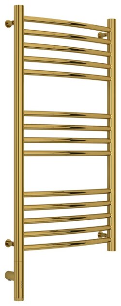 Электрический полотенцесушитель Богема 3.0 выгнутая 800х400 МЭМ левый (золото) Сунержа арт. 03-5802-8040