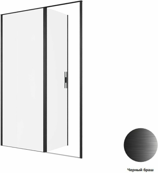 Allen Brau Душевая дверь Priority, черныйбраш - 3.31036.BBA Allen Brau Душевая дверь Priority, черныйбраш - 3.31036.BBA