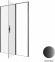 Allen Brau Душевая дверь Priority, черныйбраш - 3.31036.BBA Allen Brau Душевая дверь Priority, черныйбраш - 3.31036.BBA