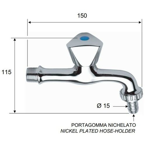 Remer Кран водоразборный Y-YG 52Y, цвет: хром