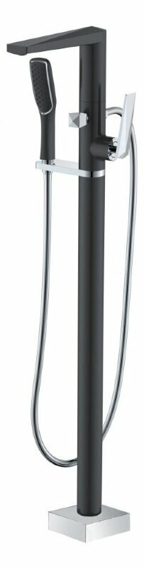 Boheme Смеситель для ванны напольный черный хром Venturo арт. 379-B Boheme Смеситель для ванны напольный черный хром Venturo арт. 379-B
