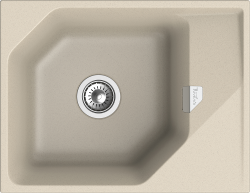 Мойка для кухни 650x500 Locus Rivelato, бежевая арт. LS-65 beige scuro Мойка для кухни 650x500 Locus Rivelato, бежевая арт. LS-65 beige scuro