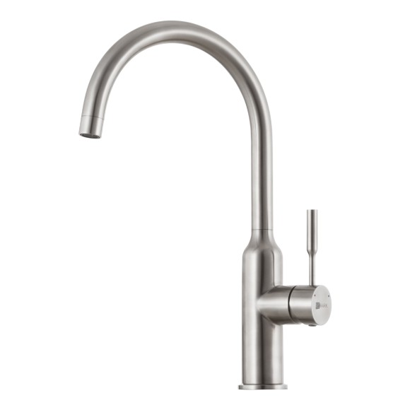 Смеситель для кухни с поворотным изливом, Lemark Expert, матовый арт. LM5079S