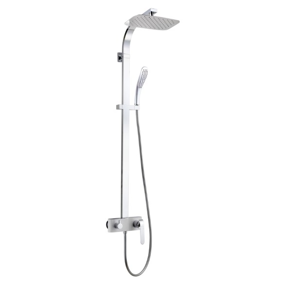 Смеситель для душа Lemark Melange, хром/белый арт. LM4960CW
