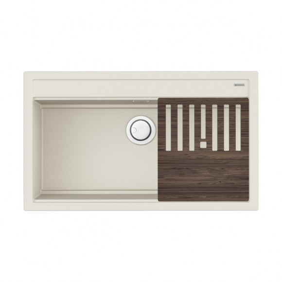 Omoikiri Кухонная мойка Kitagawa 86-LB-WH, белый арт. 4993795