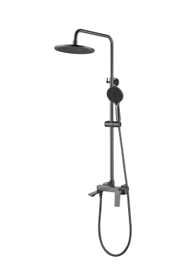 Душевая система тропический душ, Haiba, оружейная сталь арт. HB24816-3 Душевая система тропический душ, Haiba, оружейная сталь арт. HB24816-3