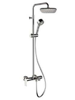 Remer Душевая стойка со смесителем с функцией наполнения ванны Dream D34AAD20, цвет: хром Remer Душевая стойка со смесителем с функцией наполнения ванны Dream D34AAD20, цвет: хром