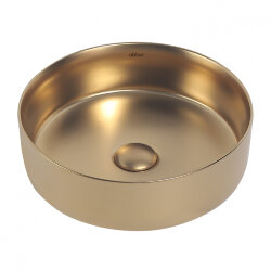 Abber Раковина накладная 360x360мм Bequem, золото арт. AC2108MMG