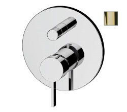 Remer Смеситель для ванны и душа Metrica MC09HDO скрытого монтажа, золото глянцевый Remer Смеситель для ванны и душа Metrica MC09HDO скрытого монтажа, золото глянцевый