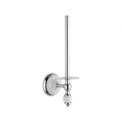 Remer Держатель для запасного рулона туалетной бумаги Epoca EP62CR, цвет: белый | хром