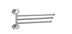 Держатель для полотенец тройной, поворотный 400 мм, Haiba, хром арт. HB1913 Держатель для полотенец тройной, поворотный 400 мм, Haiba, хром арт. HB1913