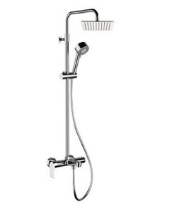 Remer Душевая стойка со смесителем с функцией наполнения ванны Dream D34AUFD20, цвет: хром Remer Душевая стойка со смесителем с функцией наполнения ванны Dream D34AUFD20, цвет: хром