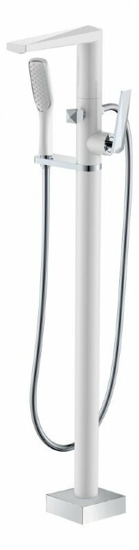 Boheme Смеситель для ванны напольный белый хром Venturo арт. 379-W Boheme Смеситель для ванны напольный белый хром Venturo арт. 379-W