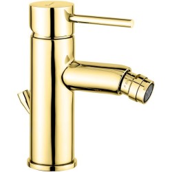 Emmevi однорычажный смеситель для биде с донным клапаном, Piper, золото арт. 45004/OR Emmevi однорычажный смеситель для биде с донным клапаном, Piper, золото арт. 45004/OR