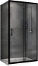 Abber Душевой уголок 1000x800мм Schwarzer Diamant, черный арт. AG30100B-S80B