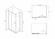 Abber Душевой уголок 1000x800мм Schwarzer Diamant, черный арт. AG30100B-S80B